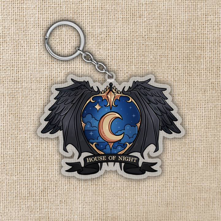 House Of Night Keychain | Crowns of Nyaxia