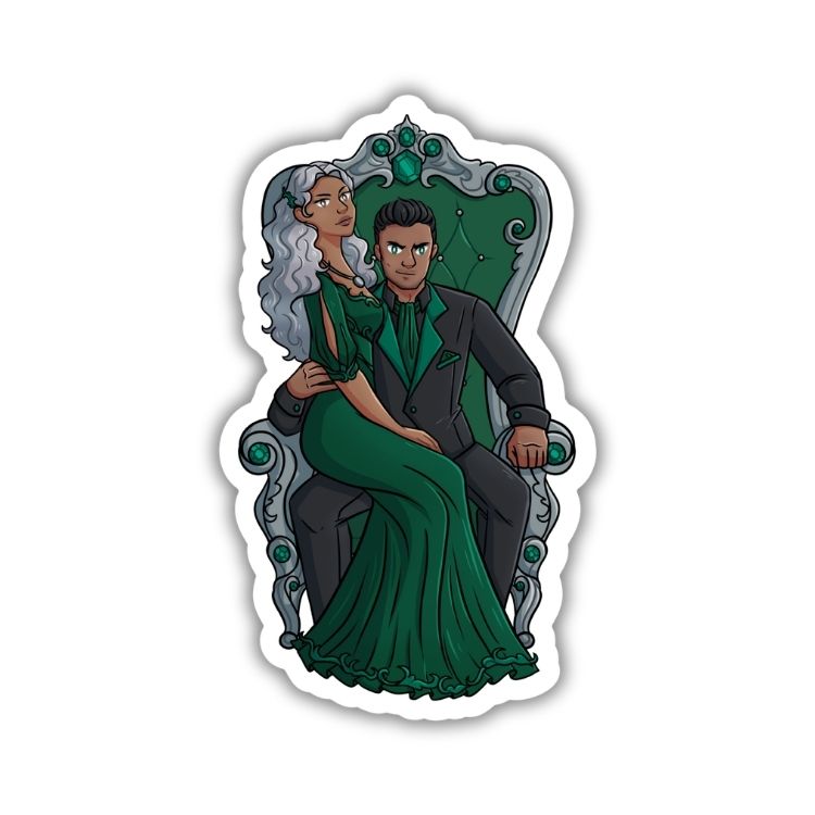 Envy And Camilla Sticker | Throne Of The Fallen