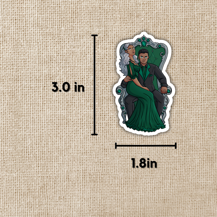 Envy And Camilla Sticker | Throne Of The Fallen