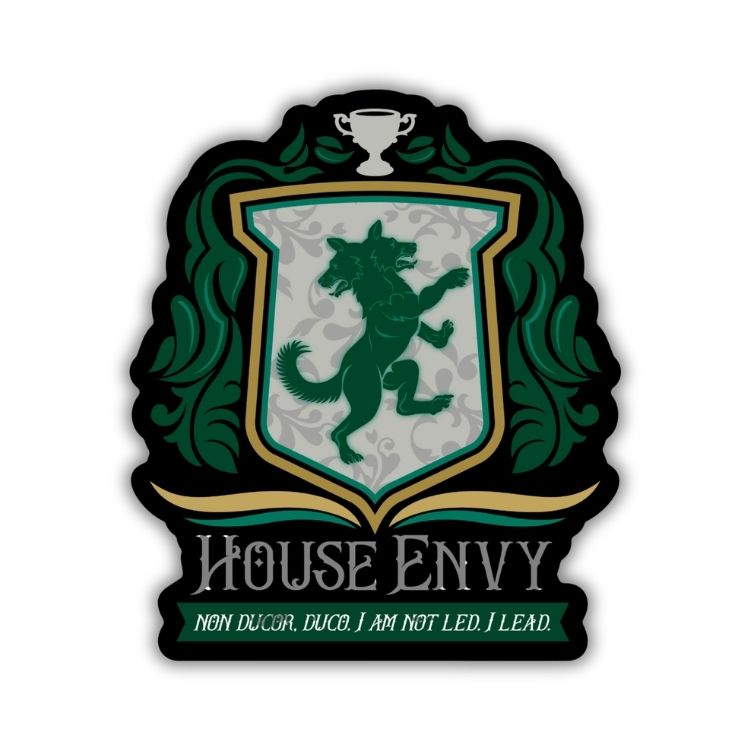 House Envy Emblem Sticker | Throne Of The Fallen