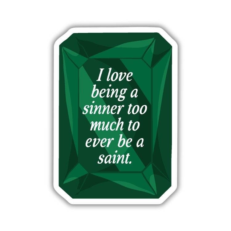 Love Being A Sinner Sticker | Throne Of The Fallen