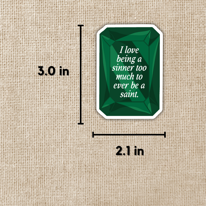 Love Being A Sinner Sticker | Throne Of The Fallen