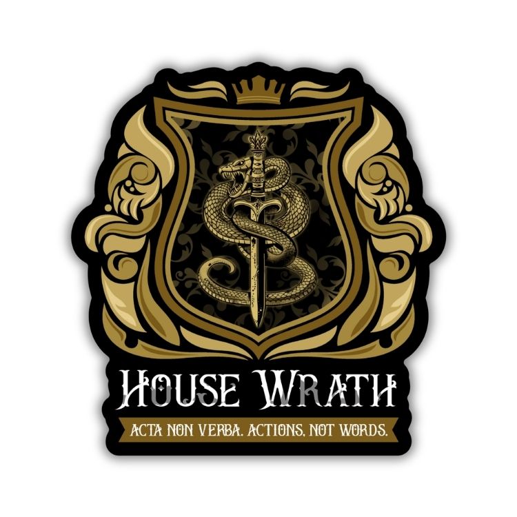 House Wrath Sticker | Throne Of The Fallen