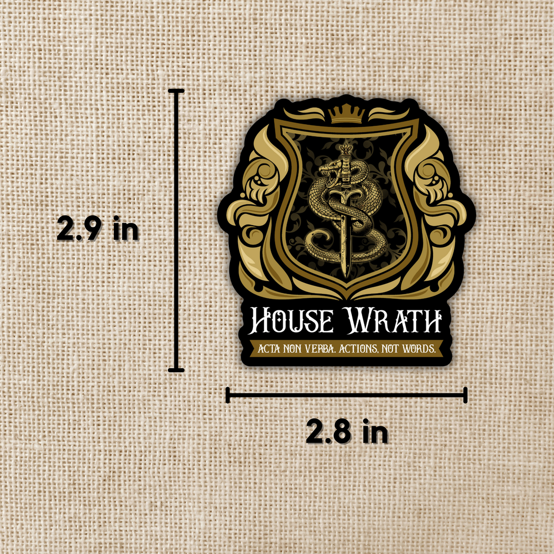 House Wrath Sticker | Throne Of The Fallen