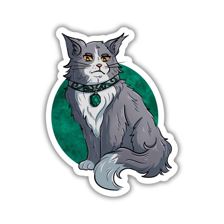 Bunny The Cat Sticker | Throne Of The Fallen