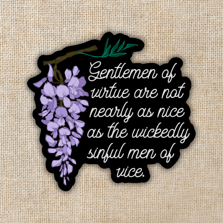 Gentlemen Of Virtue Sticker | Throne Of The Fallen