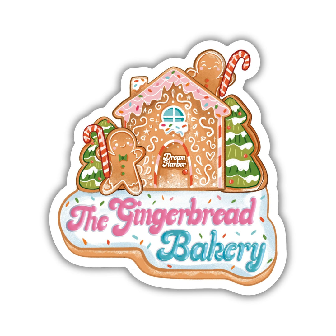 Gingerbread Bakery Sticker | Dream Harbor