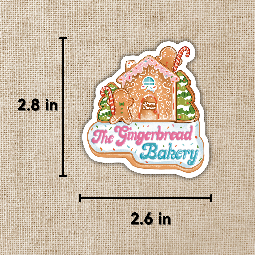 Gingerbread Bakery Sticker | Dream Harbor