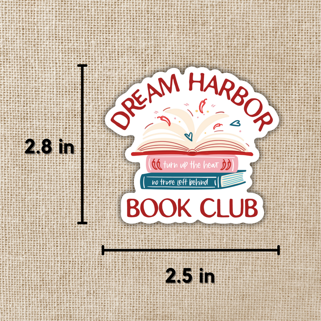 Dream Harbor Book Club Member Sticker | Dream Harbor
