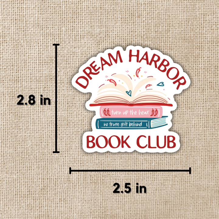 Dream Harbor Book Club Member Sticker | Dream Harbor