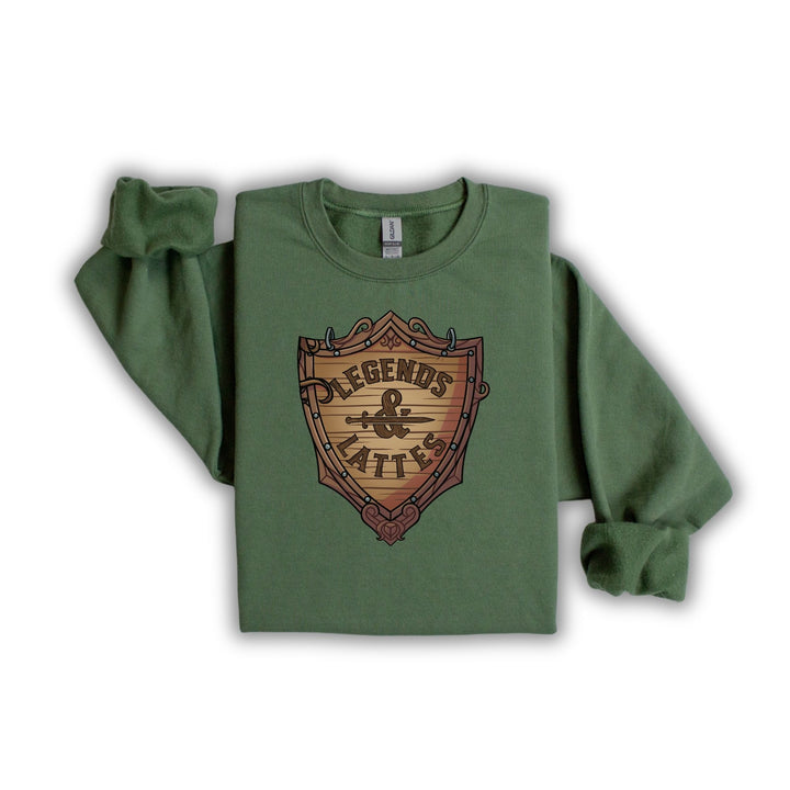 Legends & Lattes Crew Neck Sweatshirt