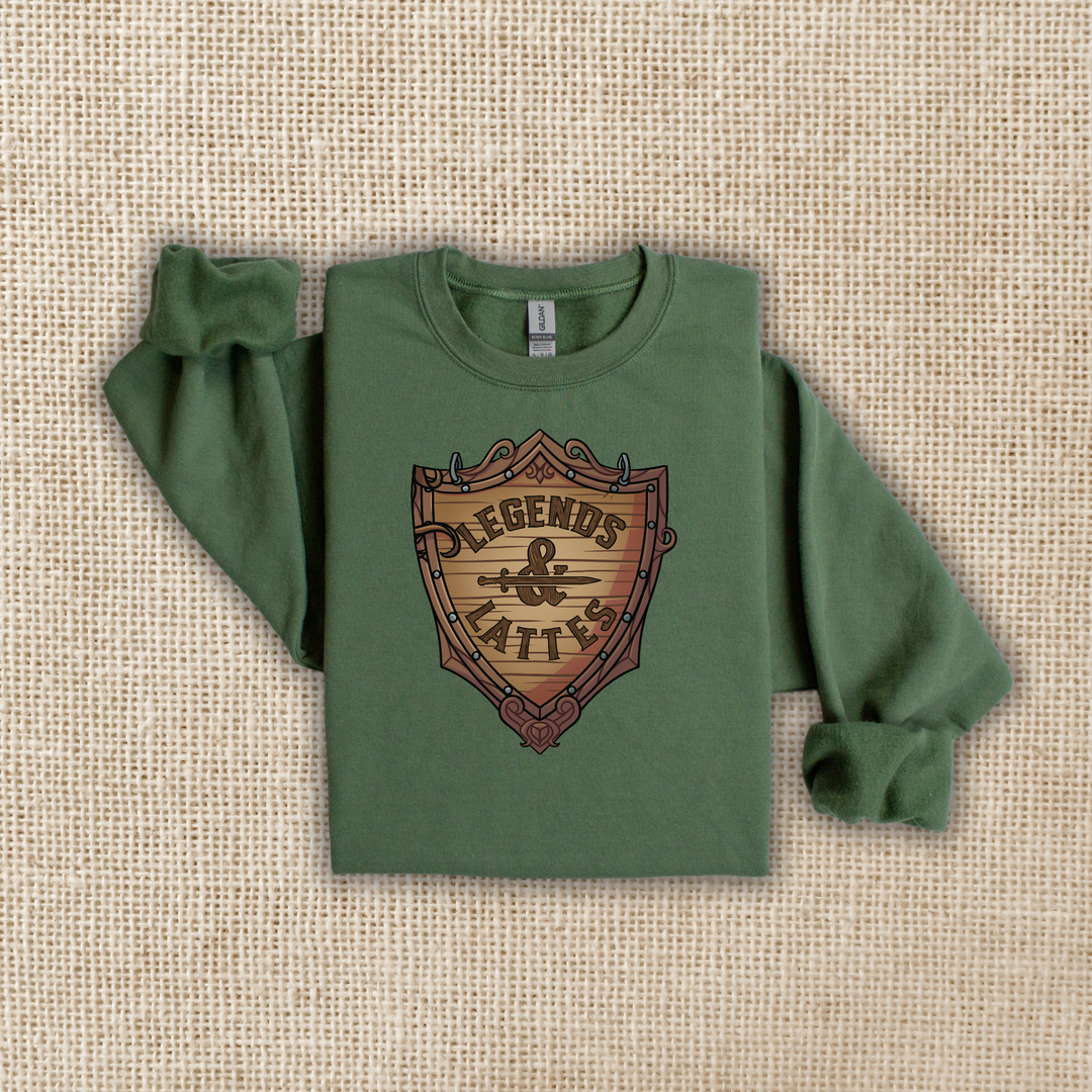 Legends & Lattes Crew Neck Sweatshirt