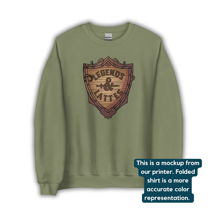 Legends & Lattes Crew Neck Sweatshirt