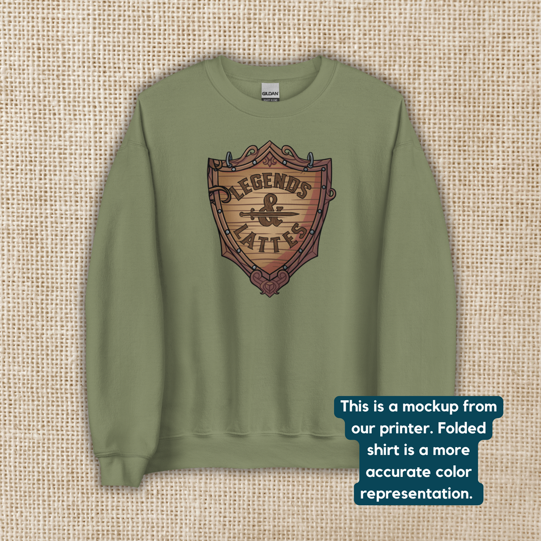 Legends & Lattes Crew Neck Sweatshirt