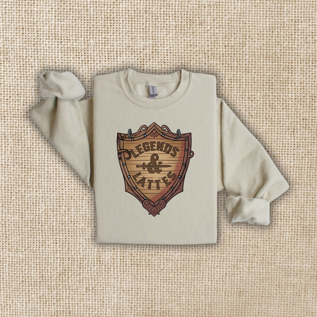 Legends & Lattes Crew Neck Sweatshirt