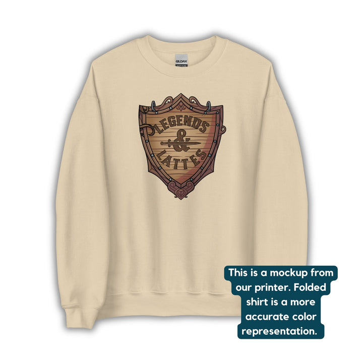 Legends & Lattes Crew Neck Sweatshirt