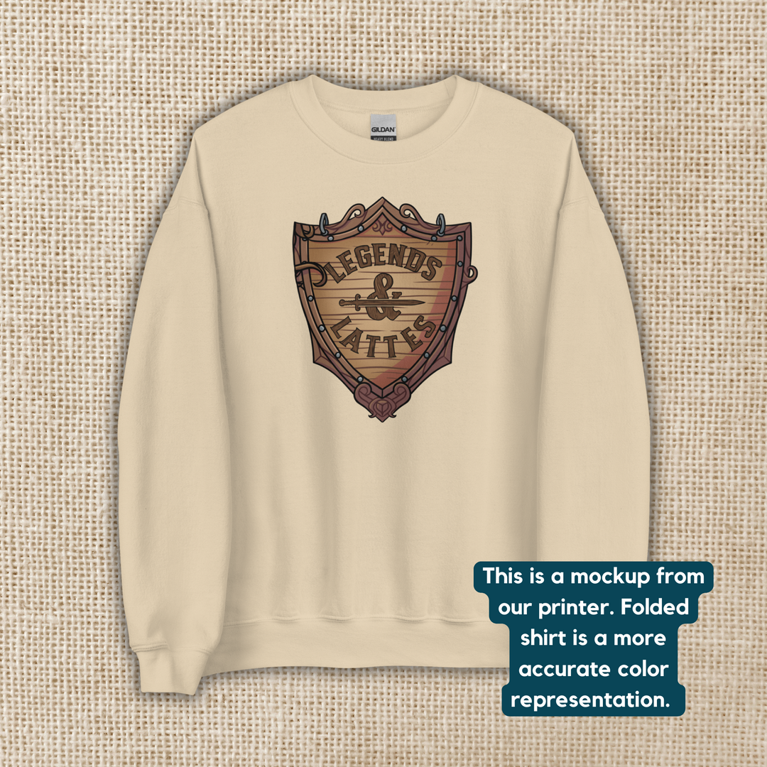 Legends & Lattes Crew Neck Sweatshirt