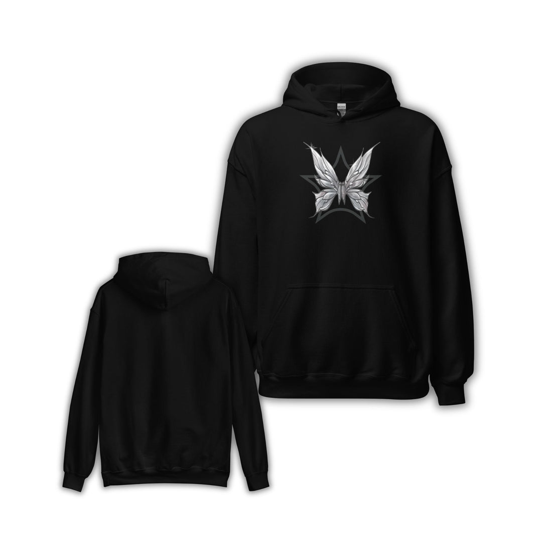Lyra & Hades Butterfly Emblem Hoodie | The Games Gods Play