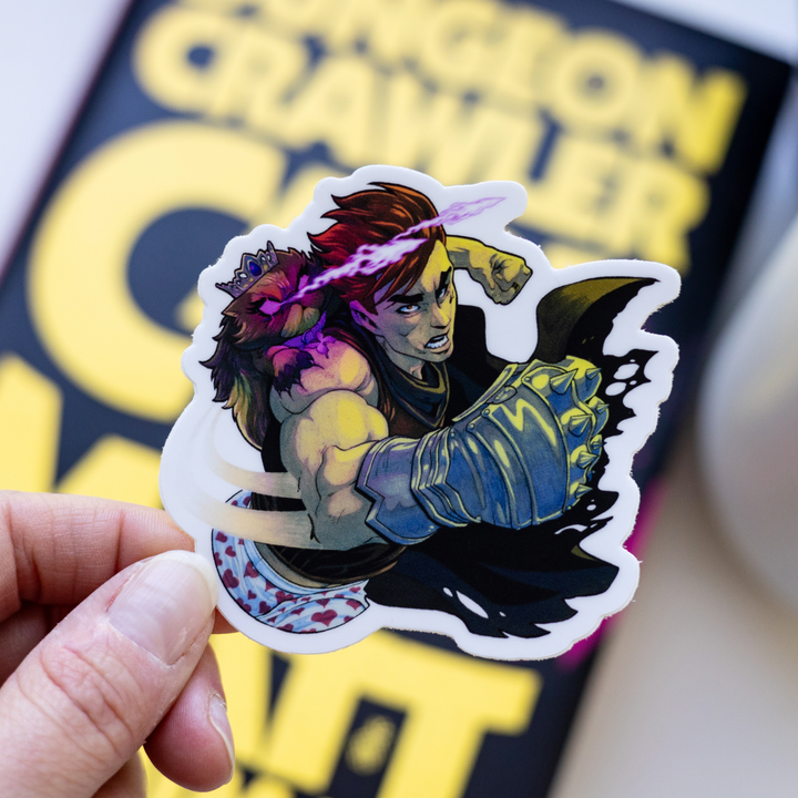Carl and Donut Sticker | Dungeon Crawler Carl