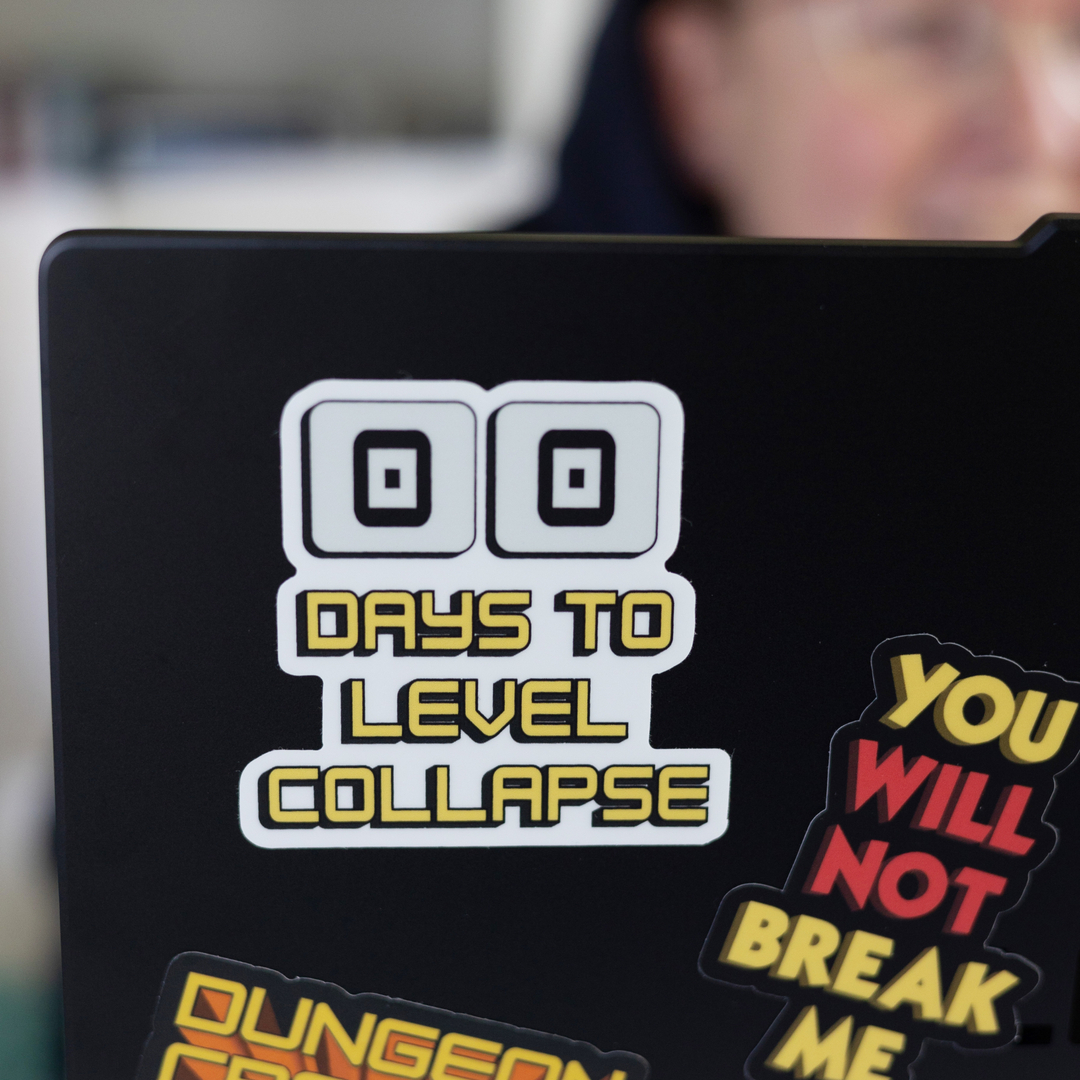 Days to Level Collapse Sticker | Dungeon Crawler Carl
