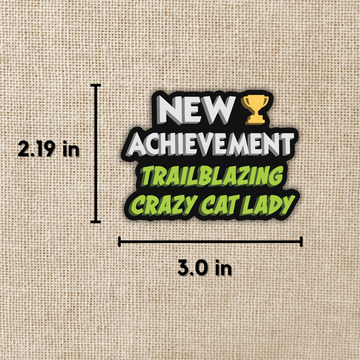 Trailblazing Crazy Cat Lady Sticker | Dungeon Crawler Carl