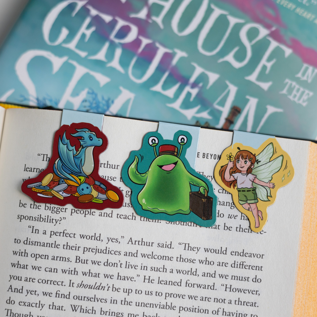 House in the Cerulean Sea Magnetic Bookmark Set