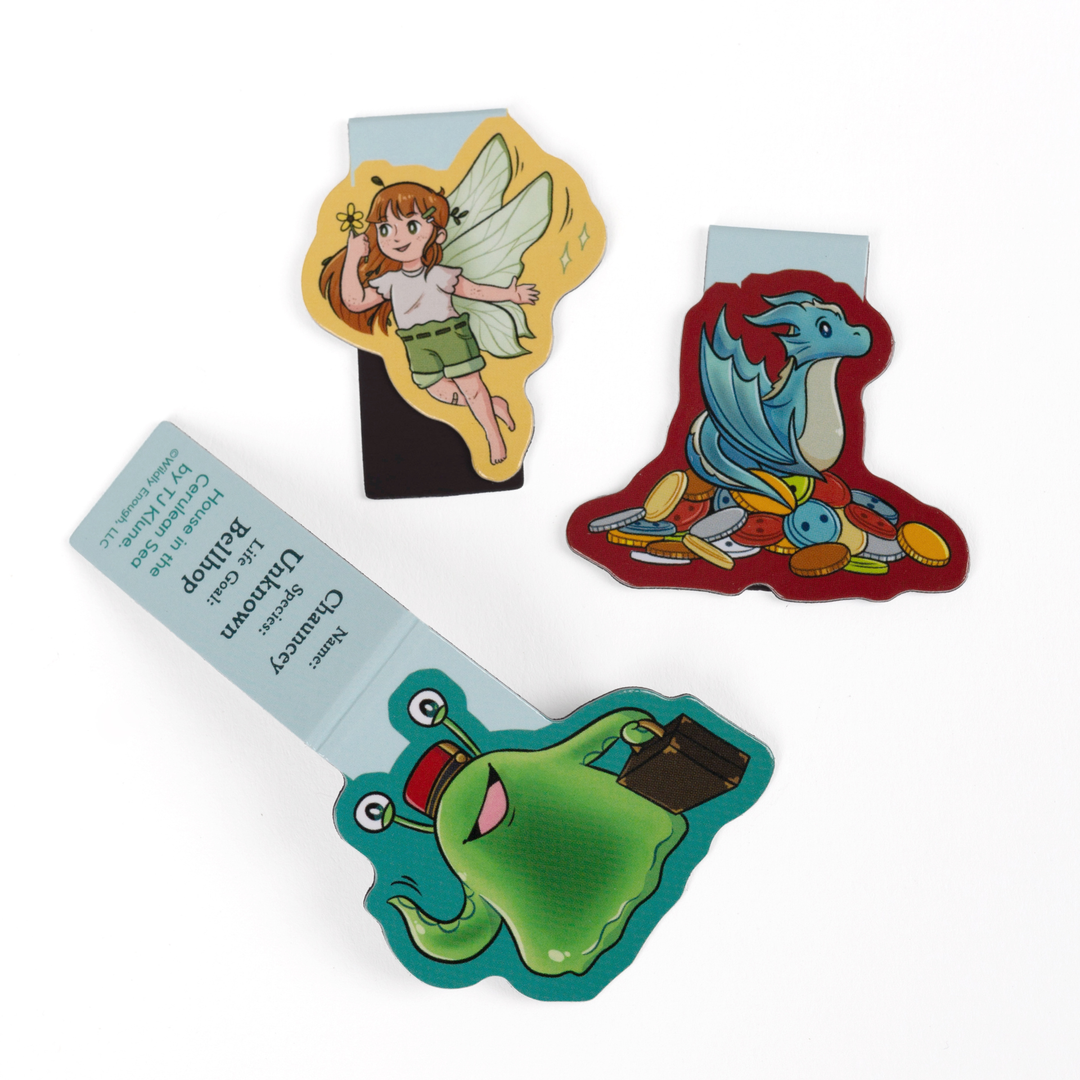 House in the Cerulean Sea Magnetic Bookmark Set