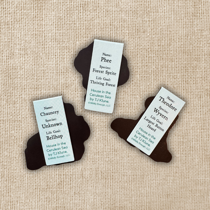 House In The Cerulean Sea Chatacters Magnetic Bookmark Set