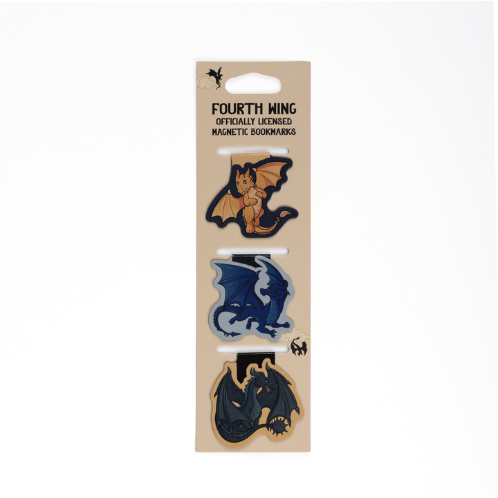 Fourth Wing Dragons Magnetic Bookmark Set