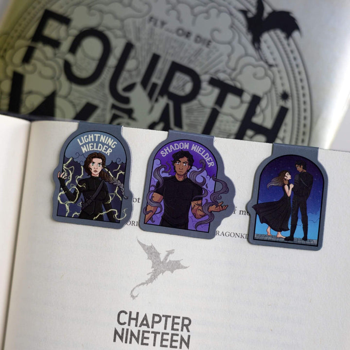 Xaden & Violet Magnetic Bookmark Set | Fourth Wing