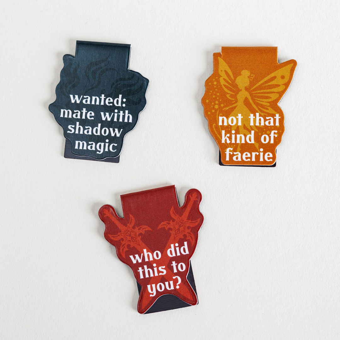 Romantasy Tropes Magnetic Bookmark Set