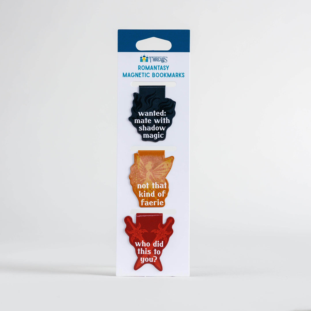 Romantasy Tropes Magnetic Bookmark Set