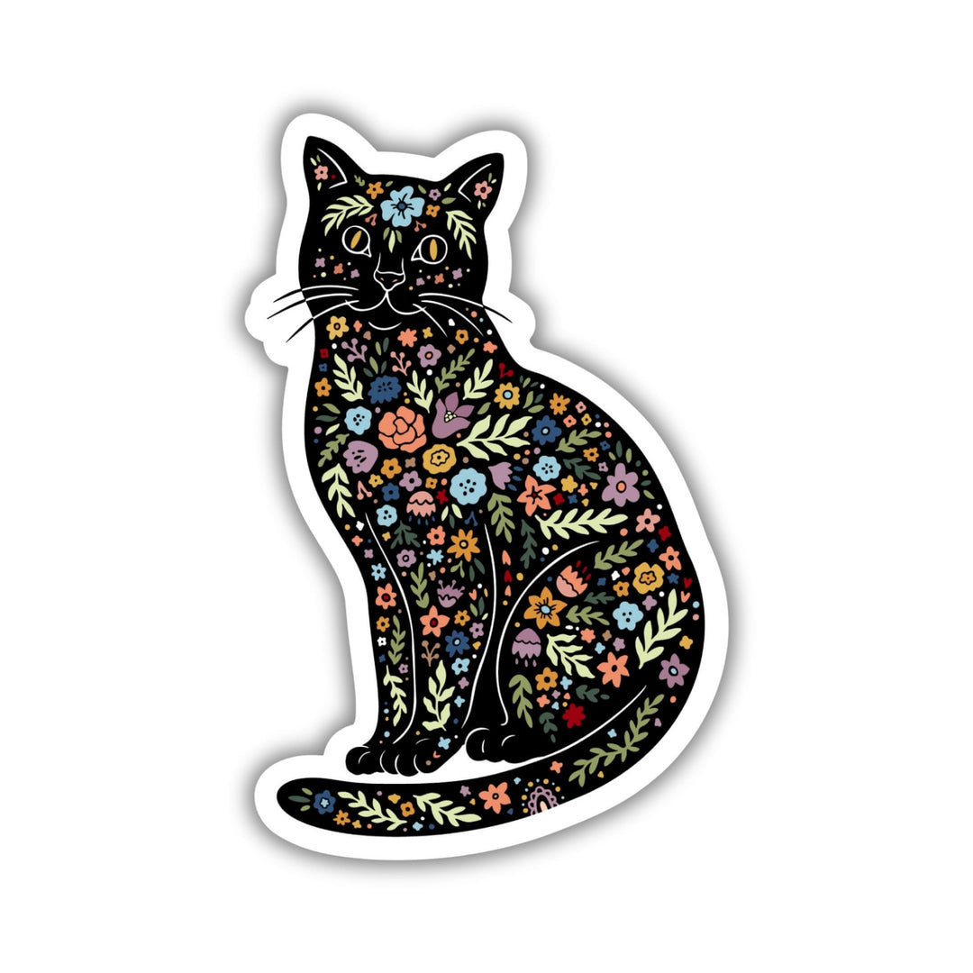 Magical Boho Cat Sticker