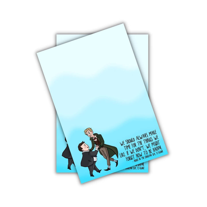 Make Time for the Things You Love Notepad - 4x6" | House in the Cerulean Sea