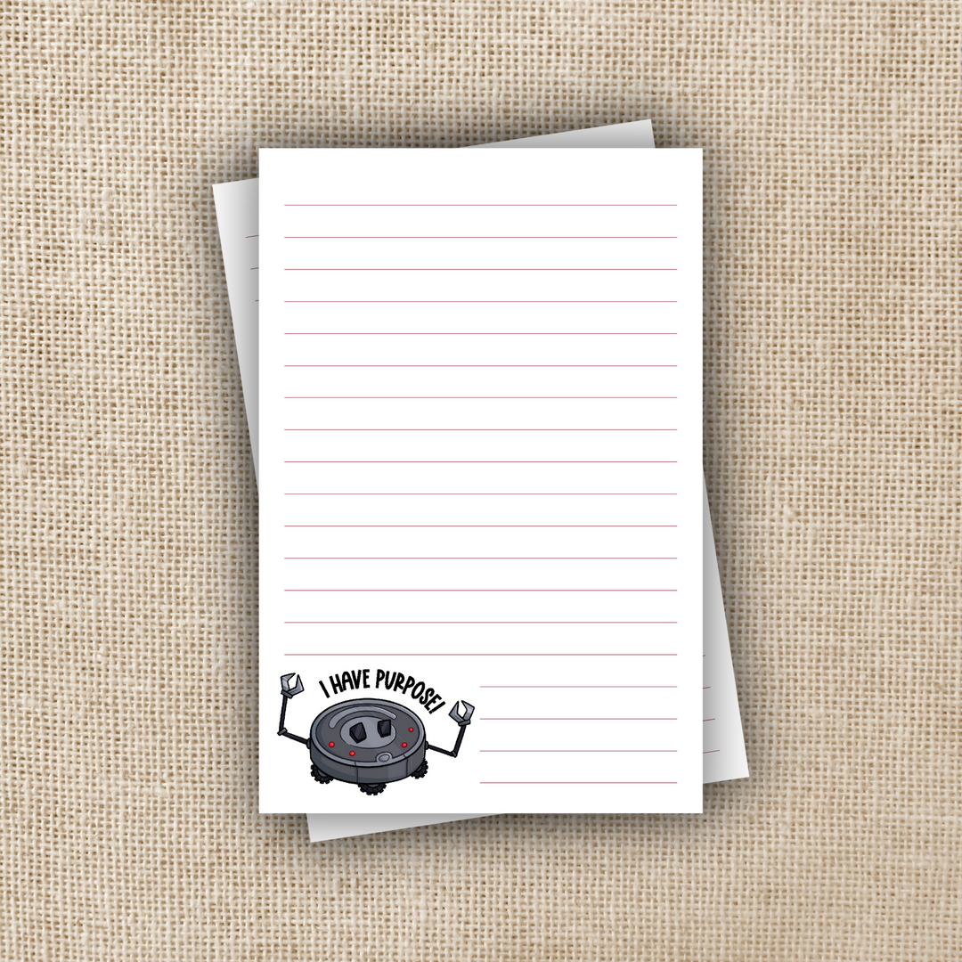 I Have Purpose Rambo Notepad | In The Lives of Puppets