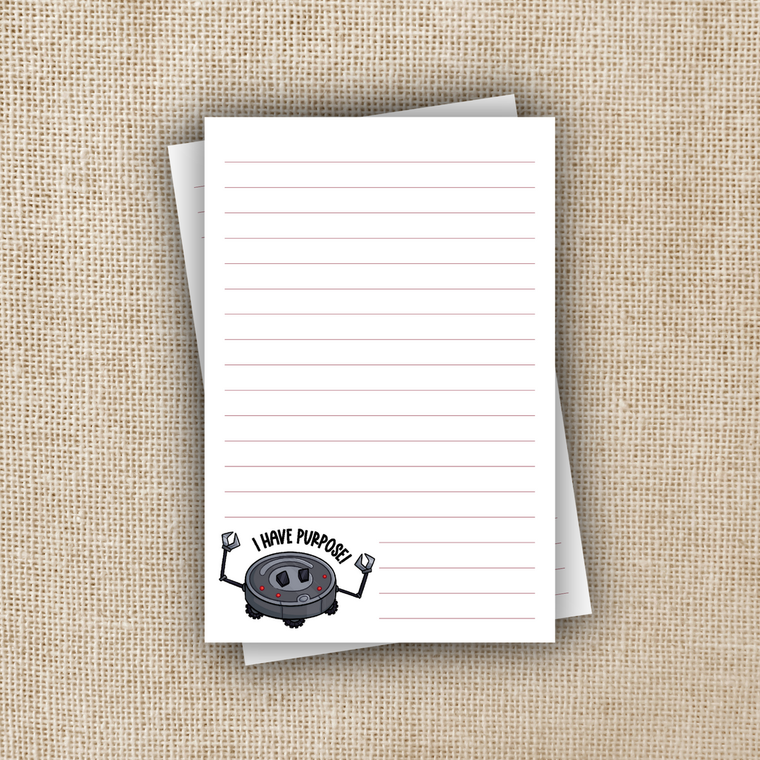 I Have Purpose Rambo Notepad - TJ Klune | Kingdom of Threads