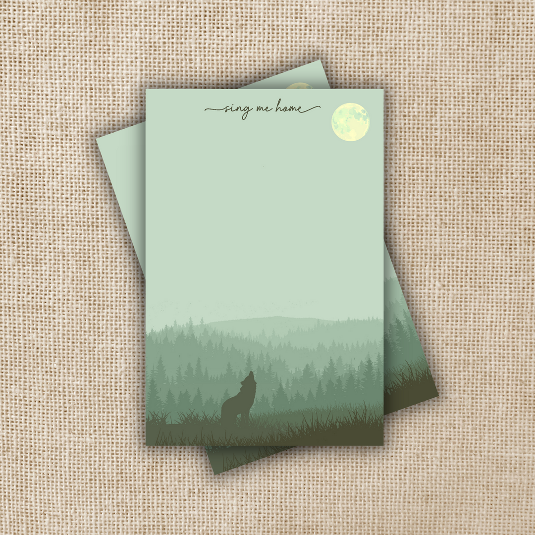Sing Me Home Green Creek Notepad - 4x6"