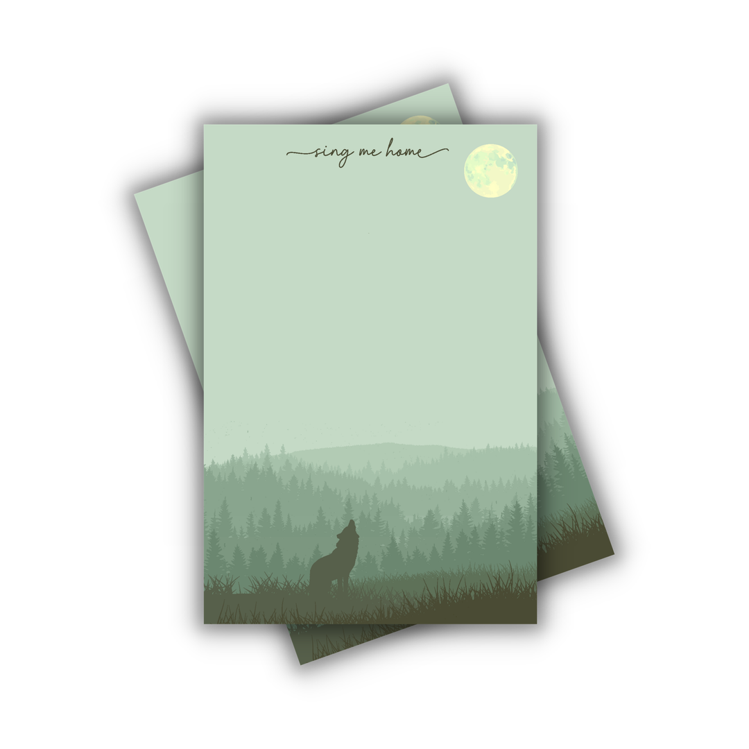 Sing Me Home Green Creek Notepad - 4x6"