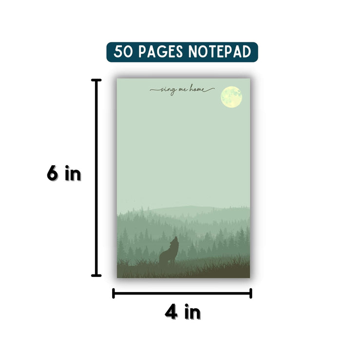 Sing Me Home Green Creek Notepad - 4x6"