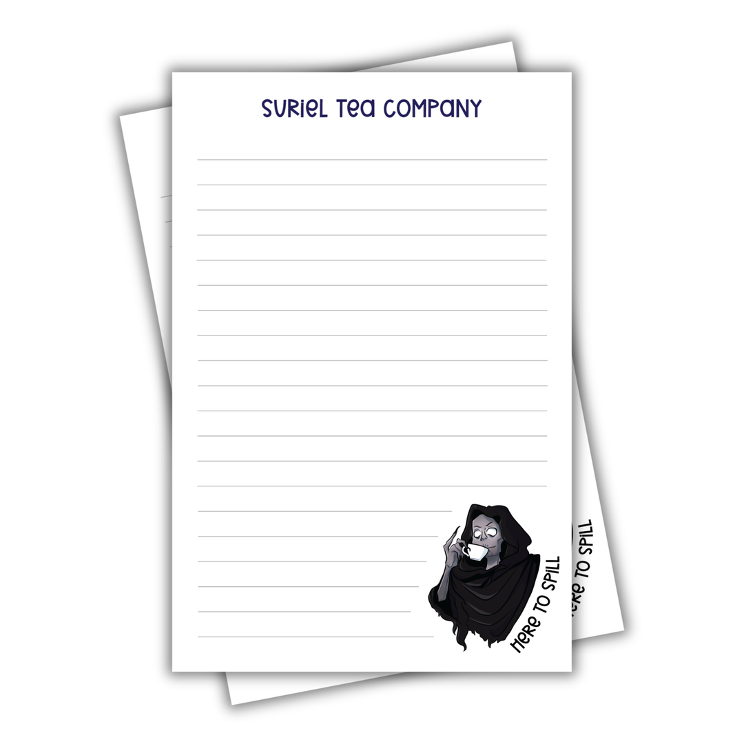 Suriel Tea Company Notepad | ACOTAR