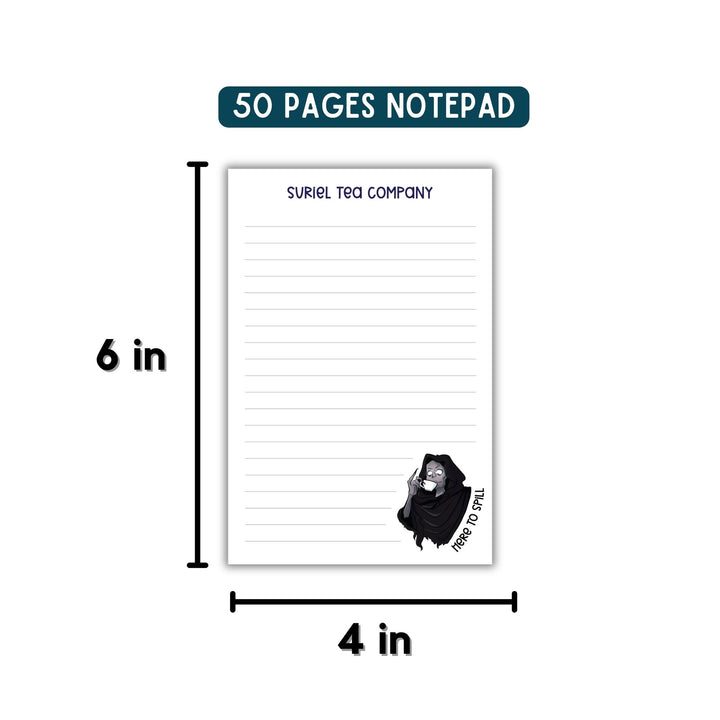 Suriel Tea Company Notepad | ACOTAR