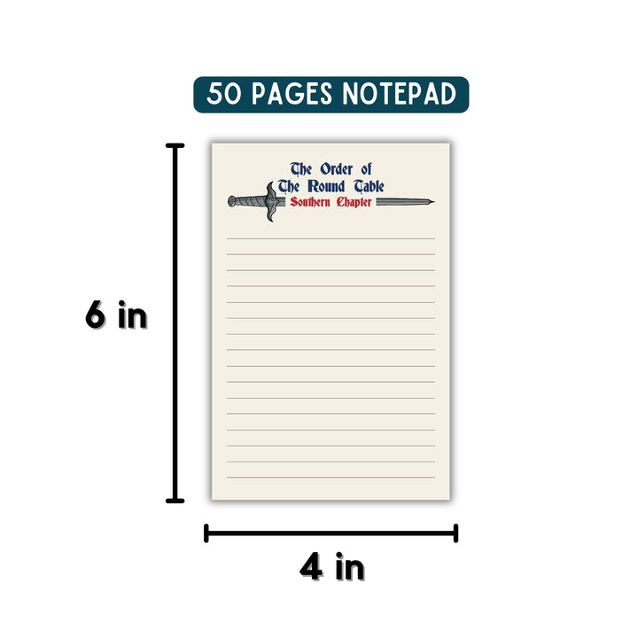 Order Of The Round Table Notepad | Legendborn