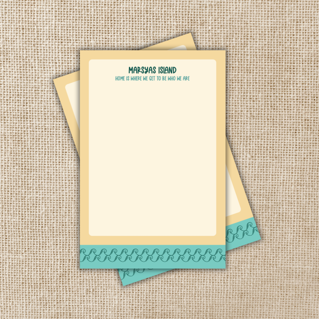 Marsya's Island Notepad - 4x6"