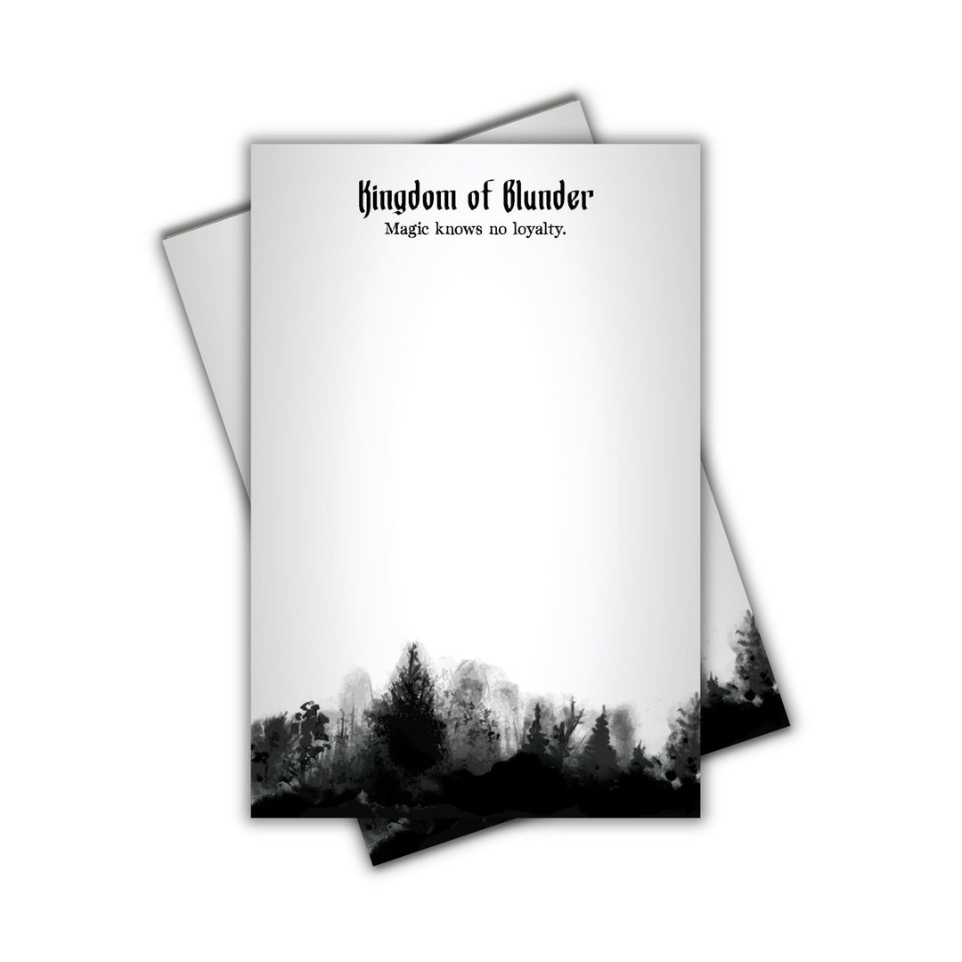 Kingdom of Blunder Notepad | One Dark Window