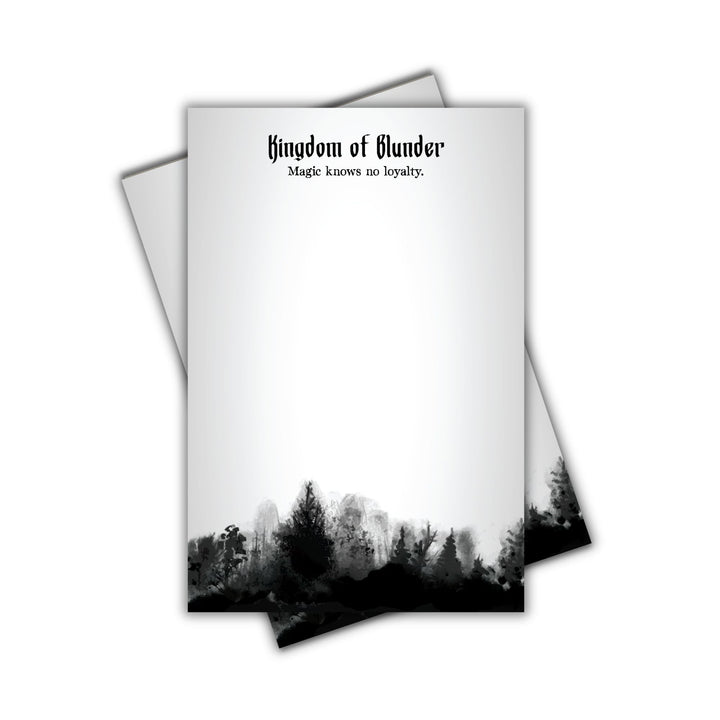 Kingdom of Blunder Notepad | One Dark Window