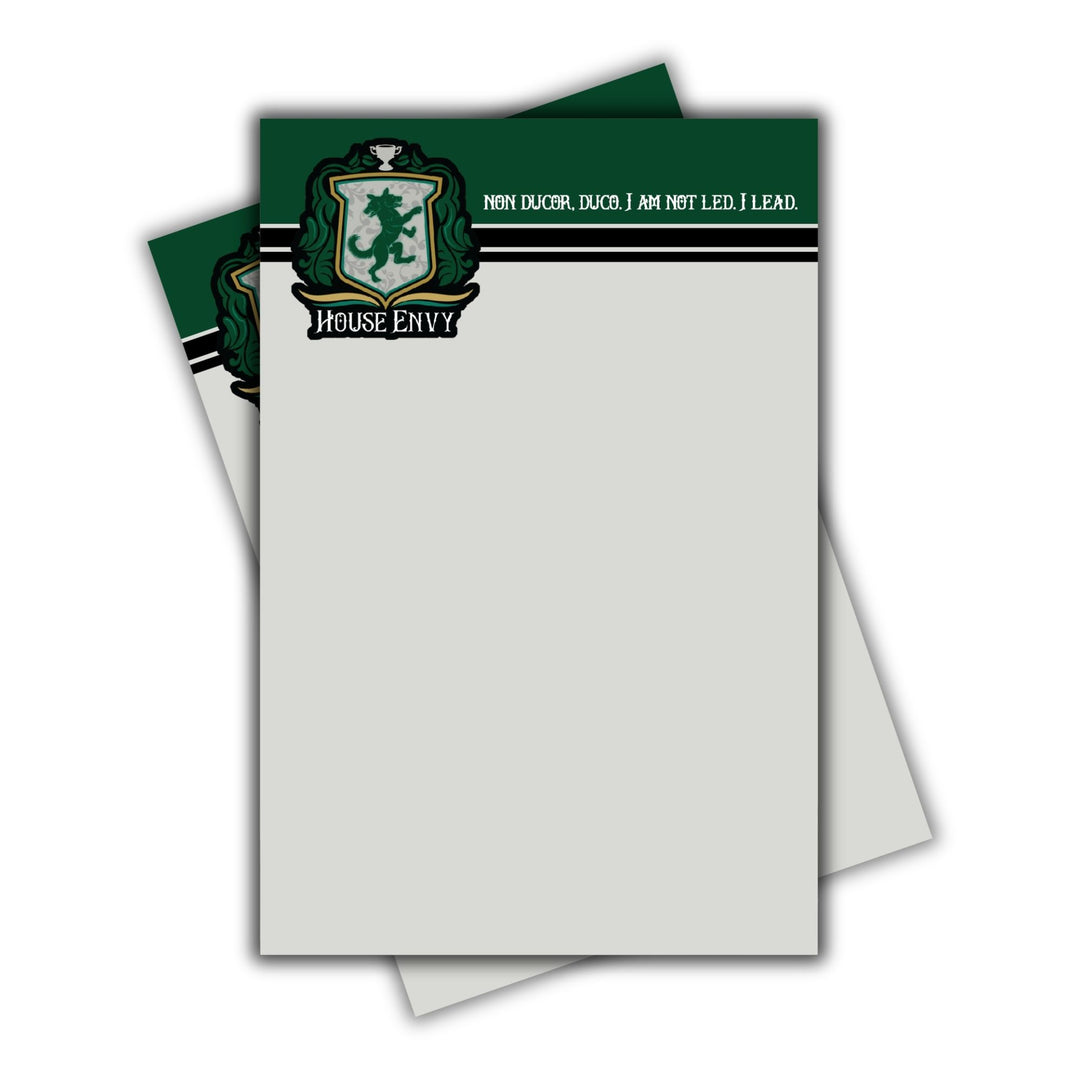 House Envy Notepad | Throne Of The Fallen