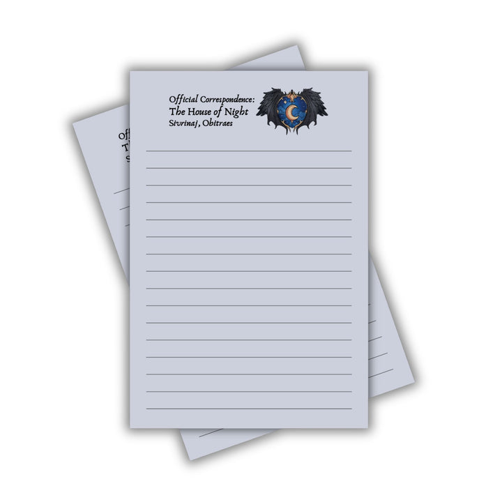 House Of Night Notepad | Crowns Of Nyaxia
