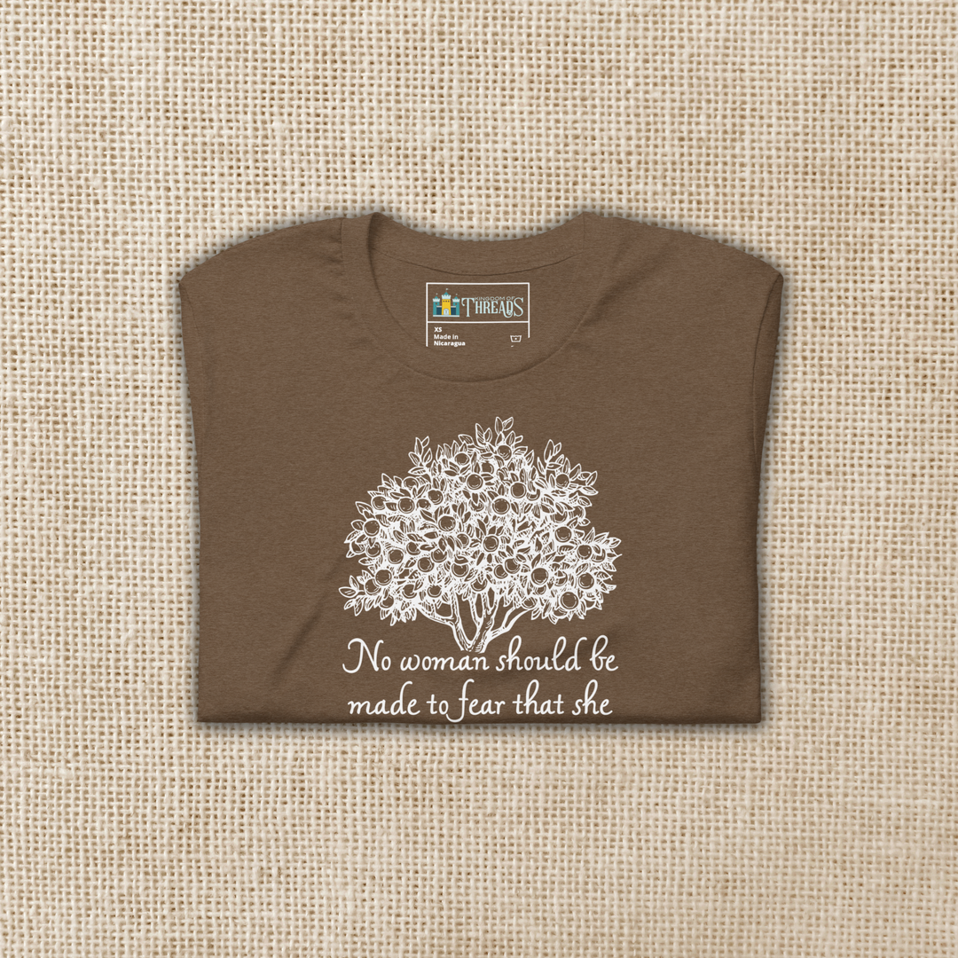 No Woman Should Fear T-shirt | Priory of the Orange Tree