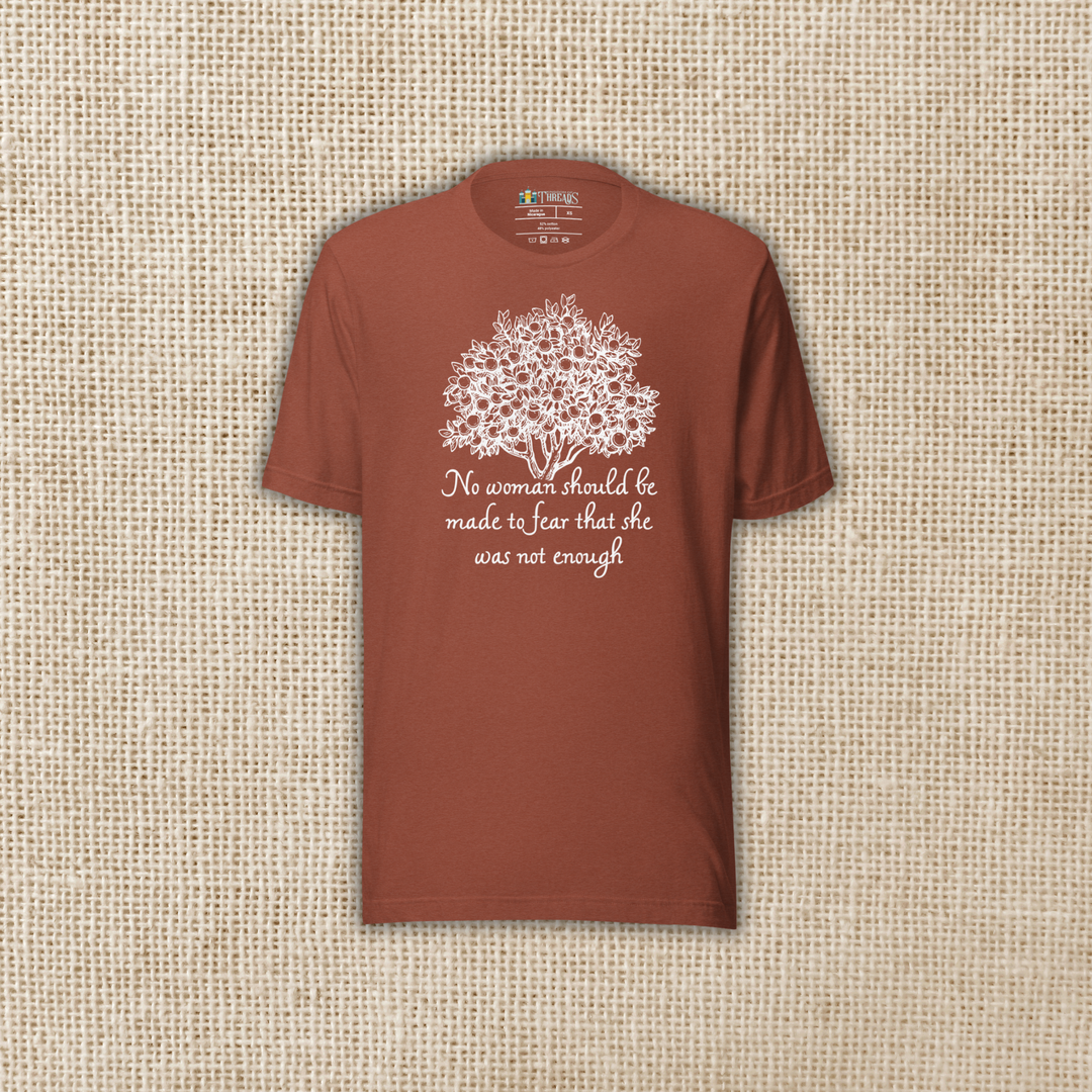No Woman Should Fear T-shirt | Priory of the Orange Tree