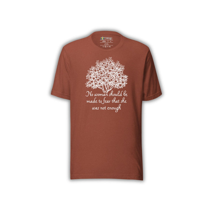 No Woman Should Fear T-shirt | Priory of the Orange Tree